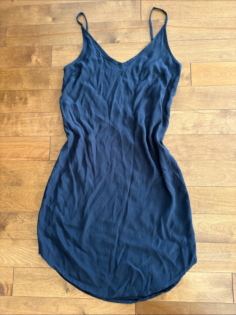 Gentle Fawn Navy Slip Mini Dress